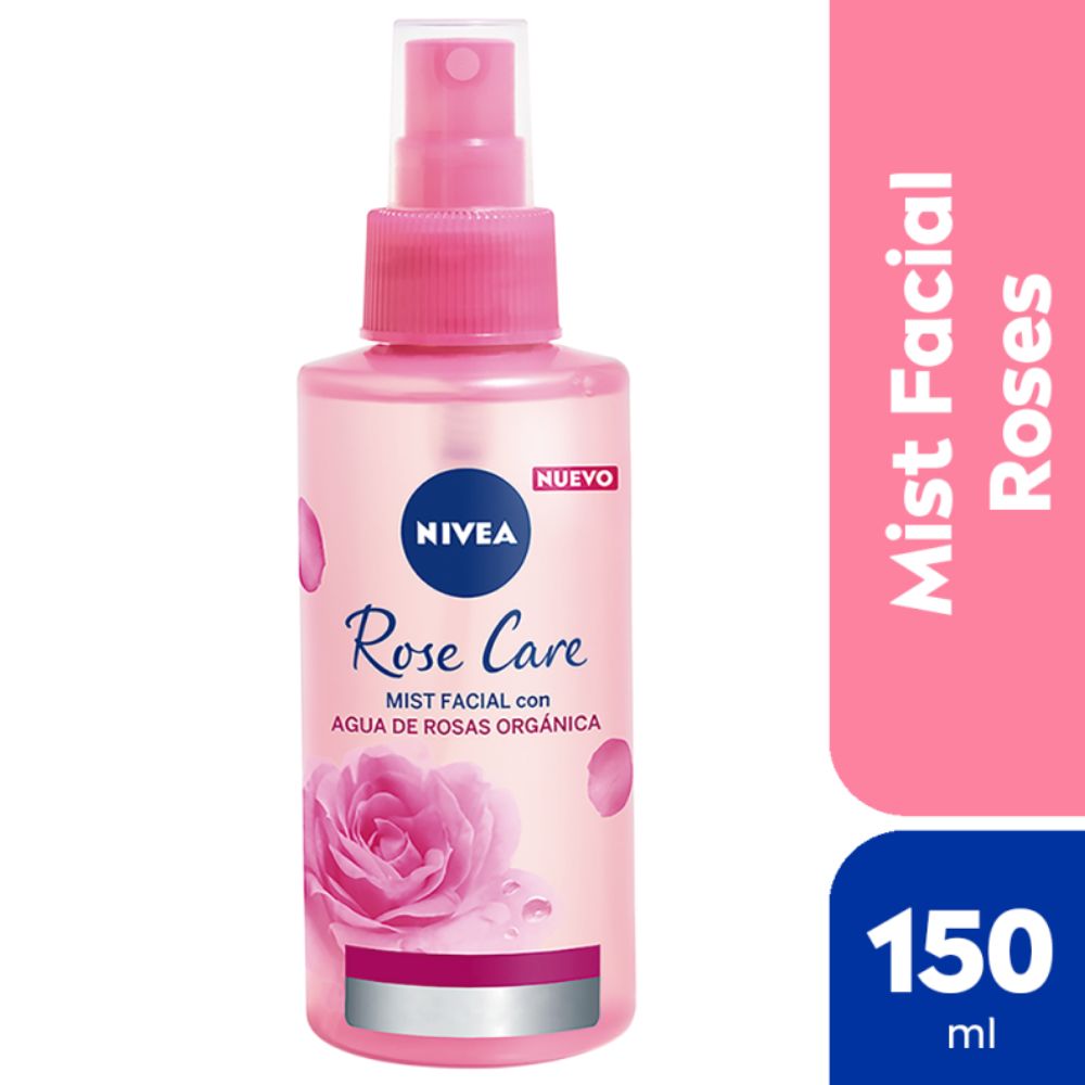 Bruma Facial Nivea Rose Care Hidratante 150 ml - Imagen 2