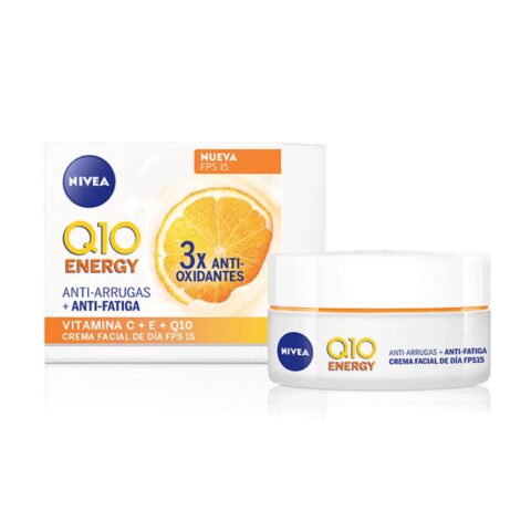 Crema Facial Nivea Antiarrugas Q10 Energy De Dia 50 ml