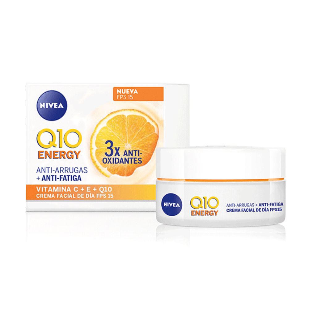Crema Facial Nivea Antiarrugas Q10 Energy De Dia 50 ml