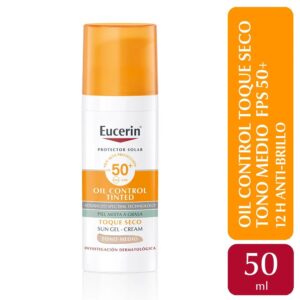 Alternative view of Protector Solar Eucerin Oil Control Toque Seco Tono Medio Fps 50 50 ml