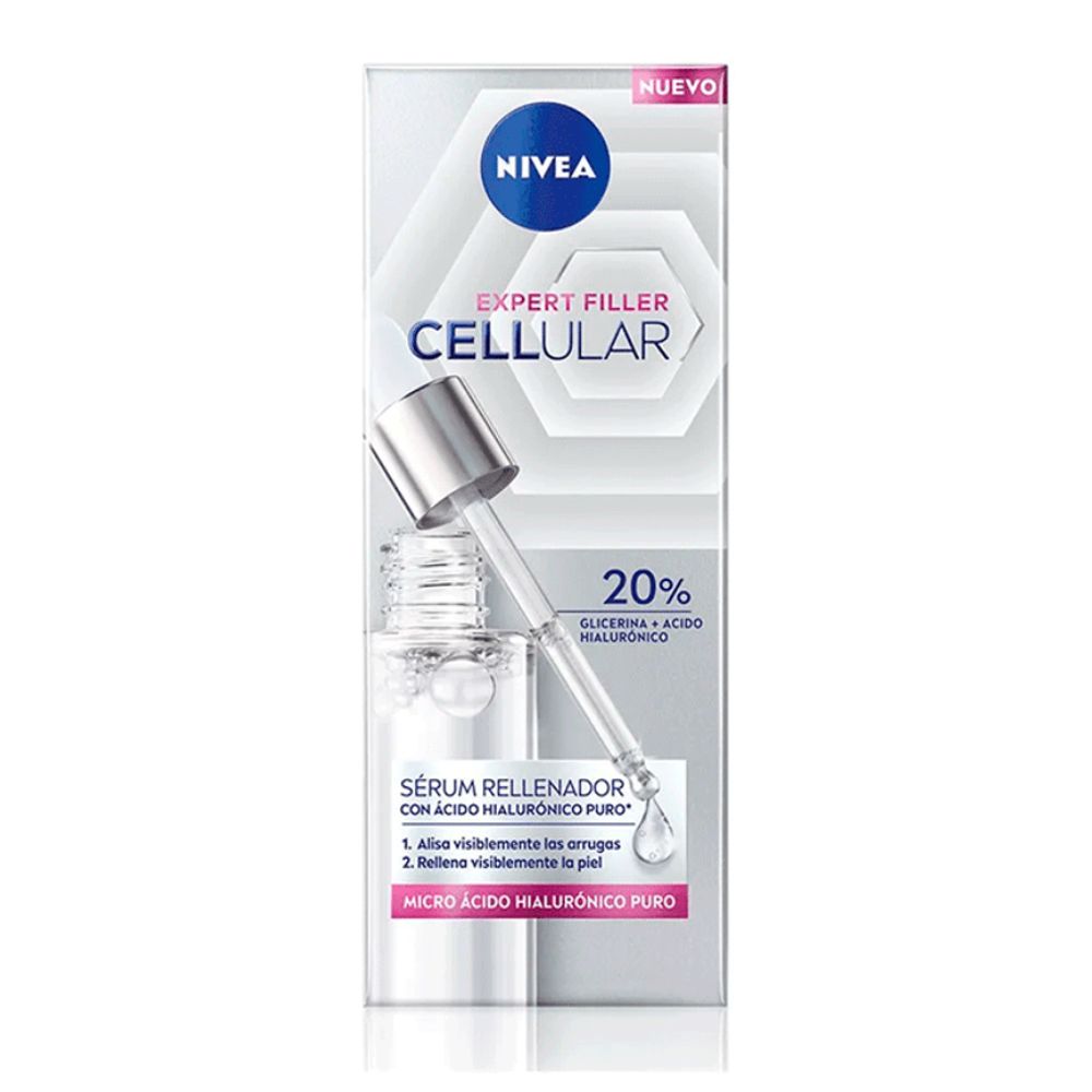 Sérum Rellenador Nivea Antiedad Cellular Expert Filler 30 ml - Imagen 3