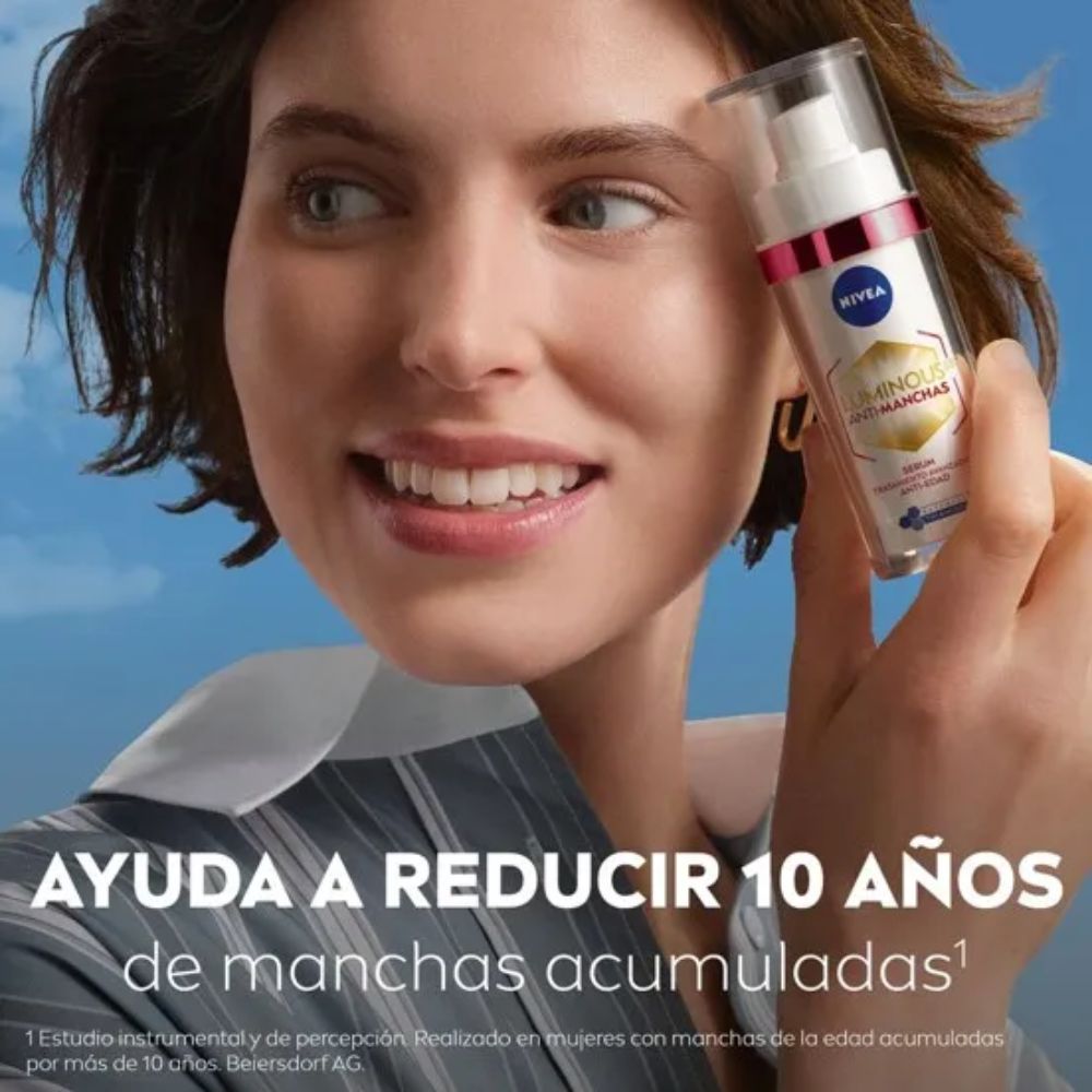 Sérum Anti-Manchas Nivea Luminous 630 Tratamiento Avanzado Anti-Edad 30 ml - Imagen 5