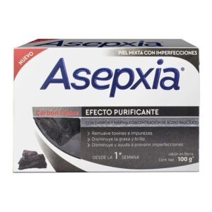 Jabón En Barra Asepxia Carbón Detox 100 g