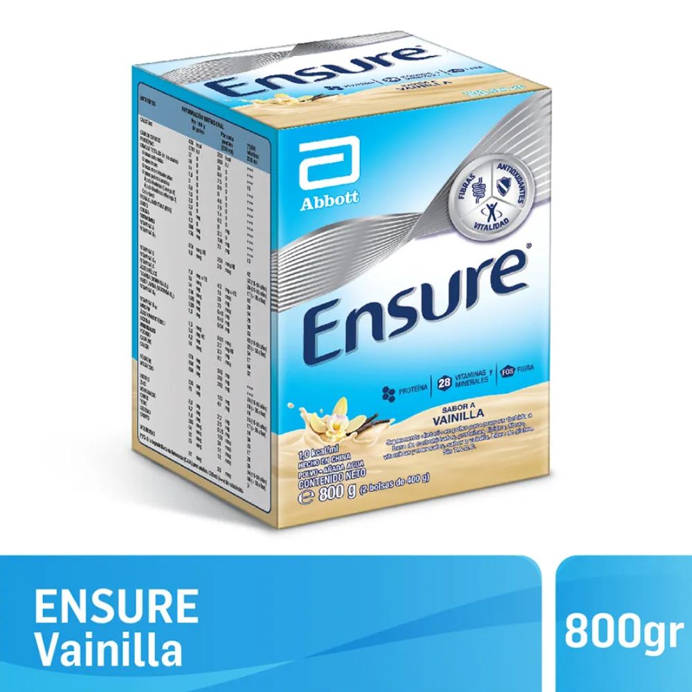 Suplemento En Polvo Abbott Nutricion Ensure Vainilla 800 g - Imagen 2