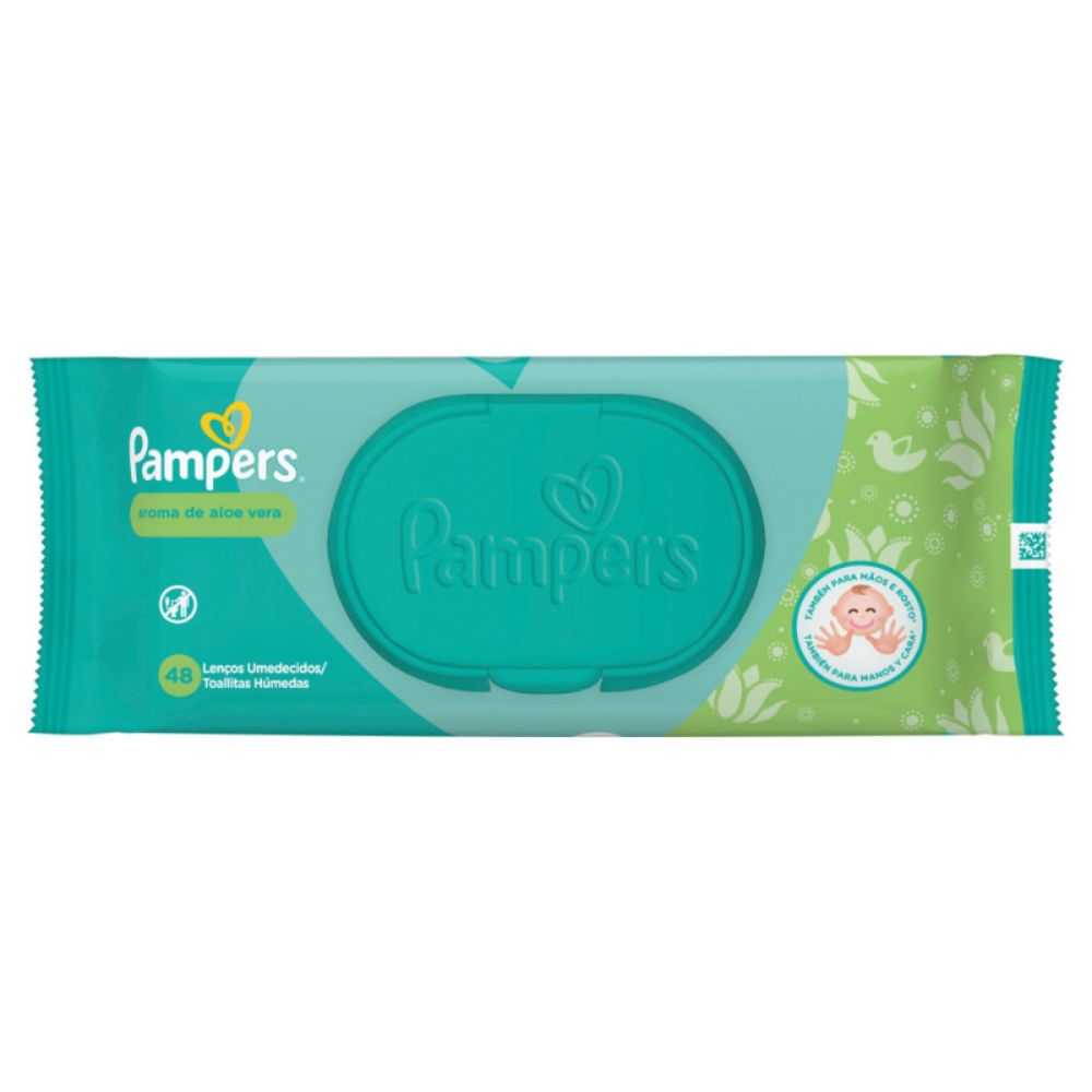 Toallas Húmedas Pampers Aloe Vera 48 u