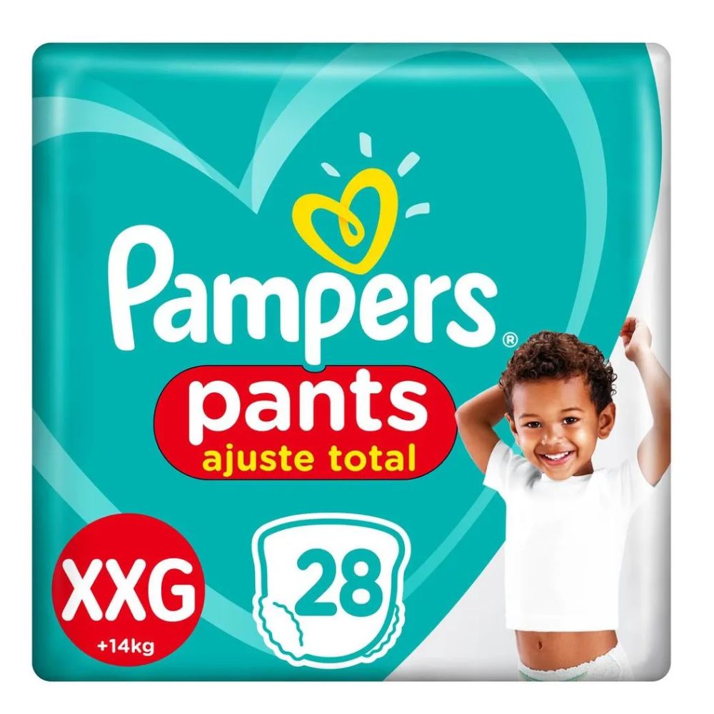 Pañales Pampers Pants Confort Ajuste Total XXG 28 u