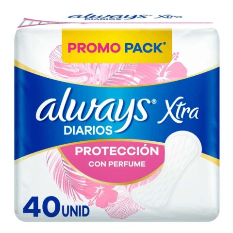 Protectores Diarios Always Xtra C/Perfume 40 u