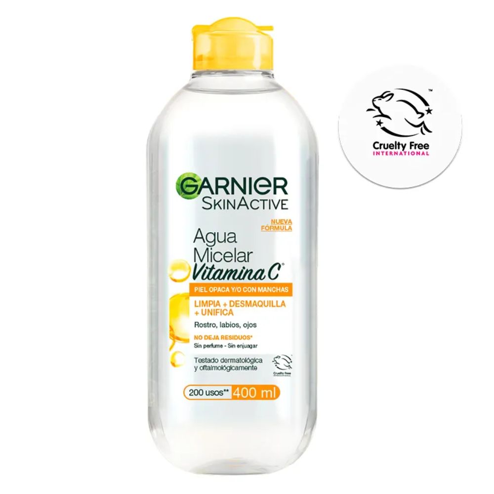 Agua Micelar Garnier Vitamina C 400 ml - Imagen 2