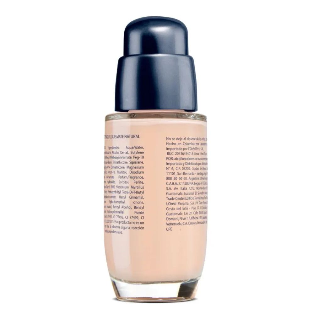 Base De Maquillaje Vogue Mate Natural Tono Natural 30 ml - Imagen 2