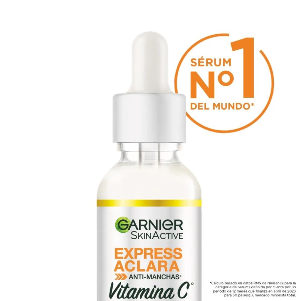 Sérum Facial Garnier Skin Active Iluminador Vitamina C 30 ml - Imagen 3