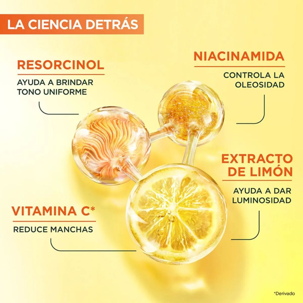 Sérum Facial Garnier Skin Active Iluminador Vitamina C 30 ml - Imagen 4