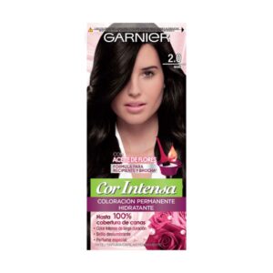 Tintura Para Pelo Garnier Cor Intensa Tono 2.0 Negro