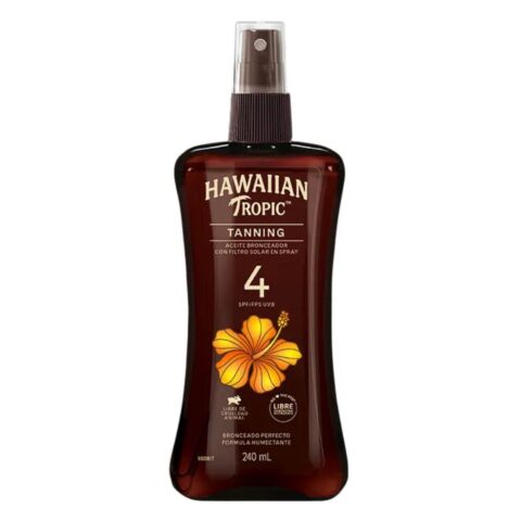 Bronceador Hawaiian Tropic Spray Aceite Fps 4 240 ml
