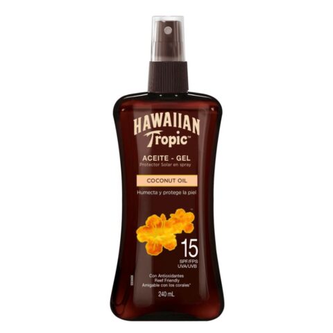 Bronceador Hawaiian Tropic Spay Aceite Fps 15 240 ml