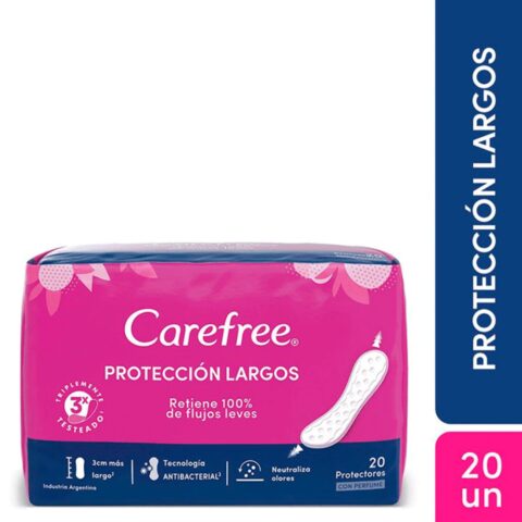 Alternative view of Protectores Diarios Carefree Protección Largos 20 u