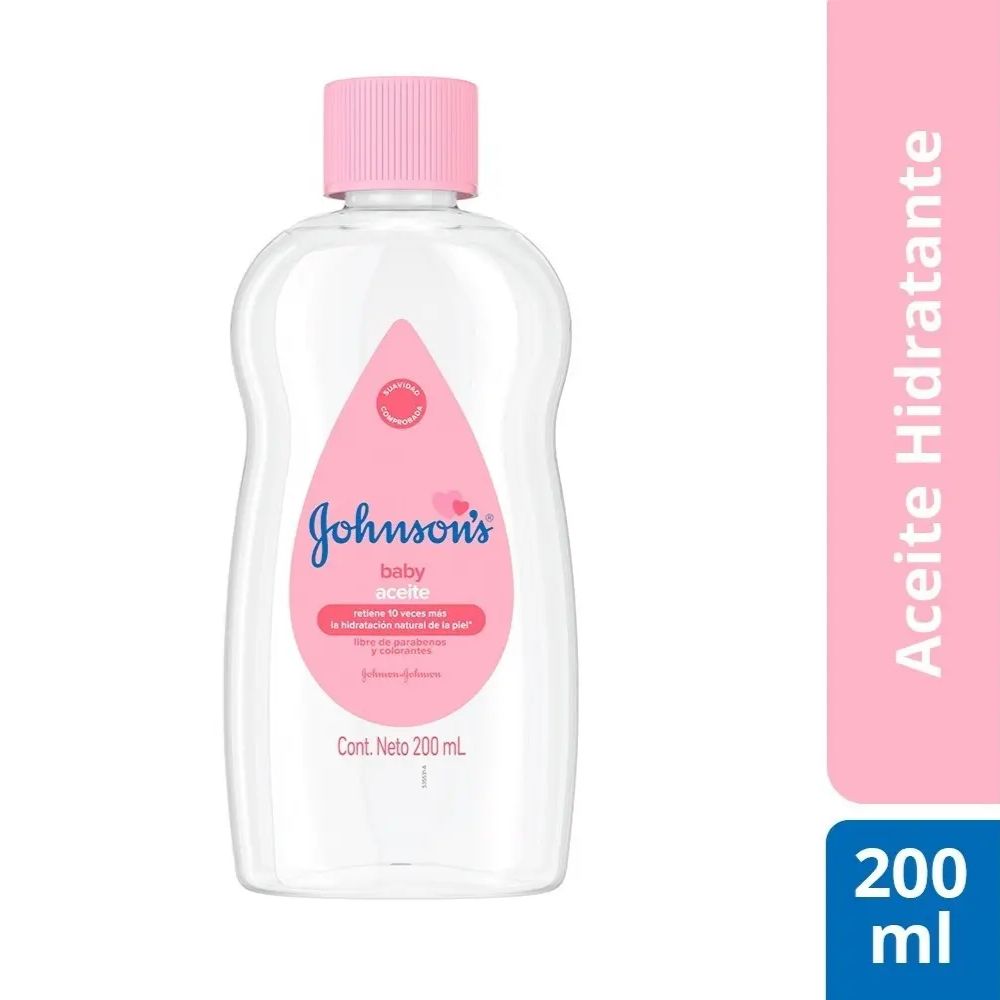 Aceite Para Bebe Johnson's Baby Puro 200 ml - Imagen 2