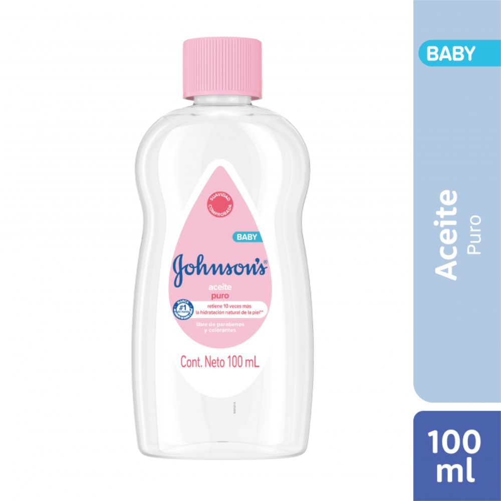 Aceite Para Bebe Johnson's Baby Puro 100 ml - Imagen 2