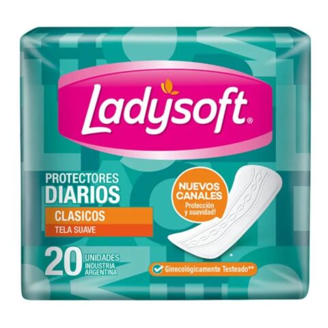 Protectores Diarios Ladysoft Clásicos 20 u