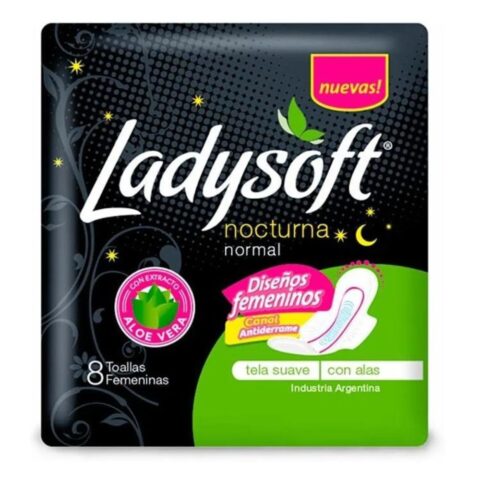 Toallas Femeninas Ladysoft Nocturnas Normal 8 u