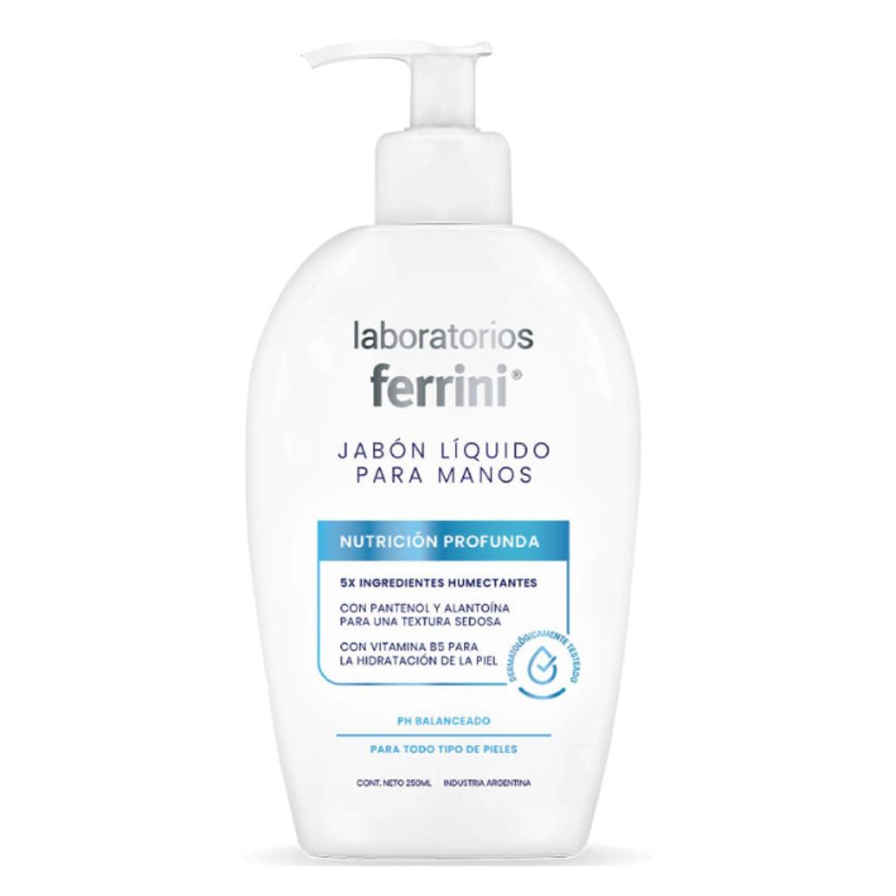 Jabón Liquido Ferrini Nutrición Profunda 250 ml