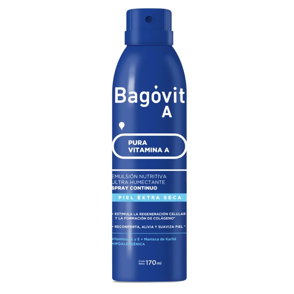 Emulsión En Spray Bagovit A Piel Extra Seca 170 ml