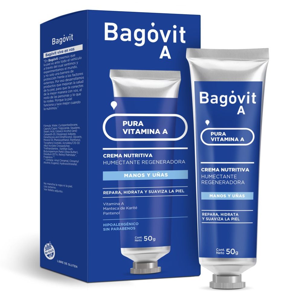 Crema Para Manos Bagovit A Hidratante 50 g - Imagen 2