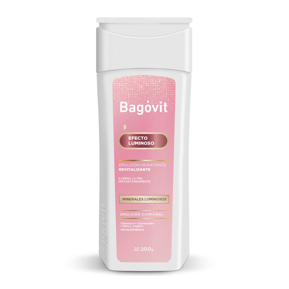 Crema Para Cuerpo Bagóvit Emulsión Efecto Luminoso 200 ml