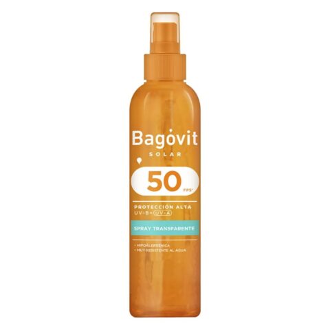 Protector Solar Bagóvit Spray Transparente Fps 50 200 ml