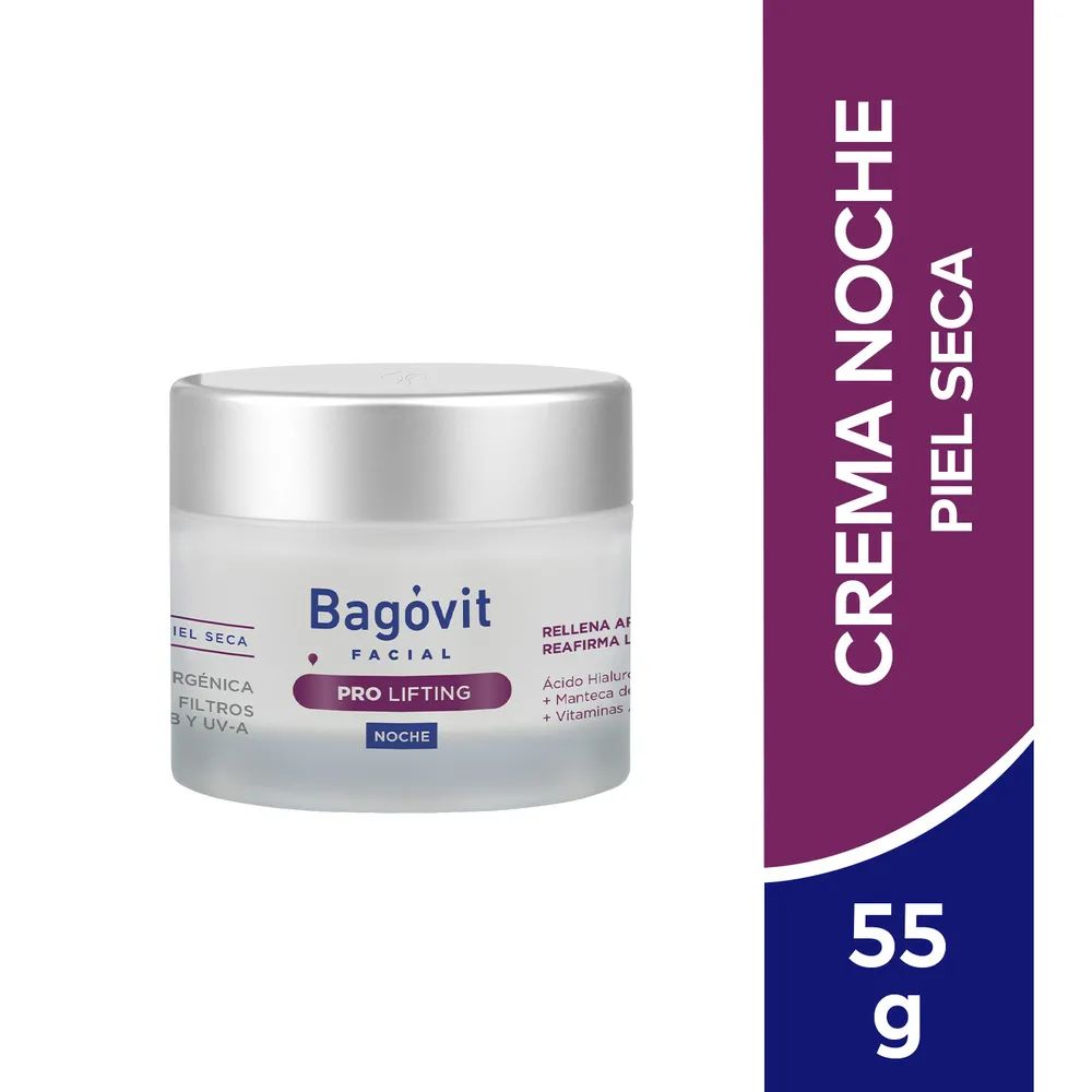 Crema Facial Bagovit Pro Lifting Antiarrugas Noche 55 g - Imagen 2