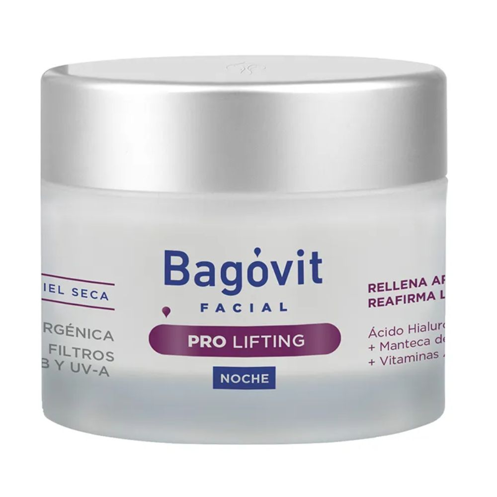 Crema Facial Bagovit Pro Lifting Antiarrugas Noche 55 g