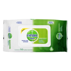Toallas Húmedas Espadol Dettol Antibacteriales 50 u