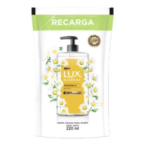 Recarga De Jabón Líquido Lux Glicerina Manzanilla 220 ml
