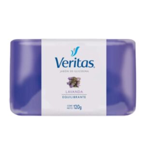 Jabón En Barra Veritas Glicerina Lavanda Equilibrante 120g