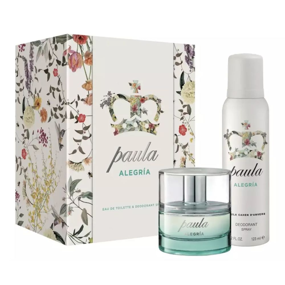 Perfume Paula Cahen D'anvers Alegria Edt 60 ml + Desodorante 123 ml