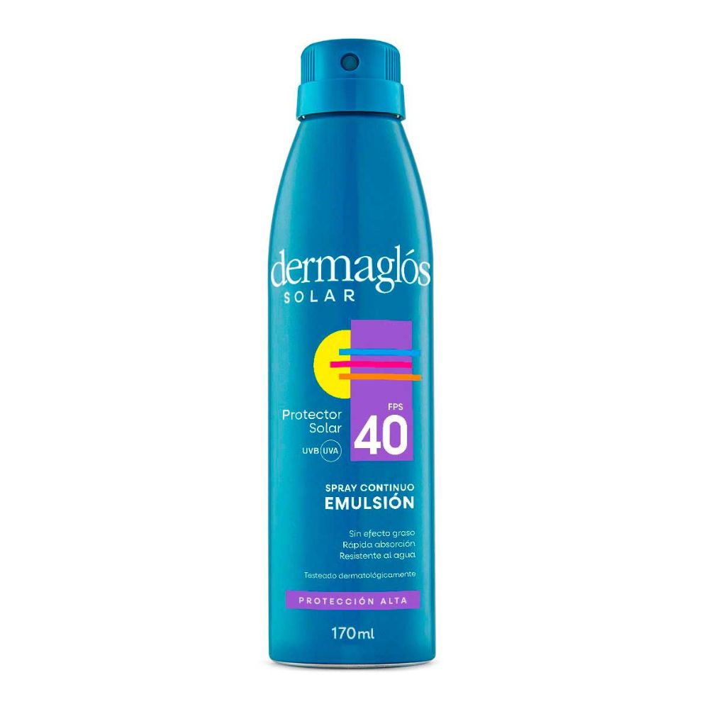 Protector Solar Dermaglós Spray Fps 40 170 ml