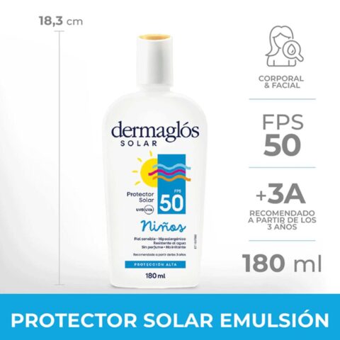 Alternative view of Protector Solar Dermaglós Niños Fps 50 180 ml