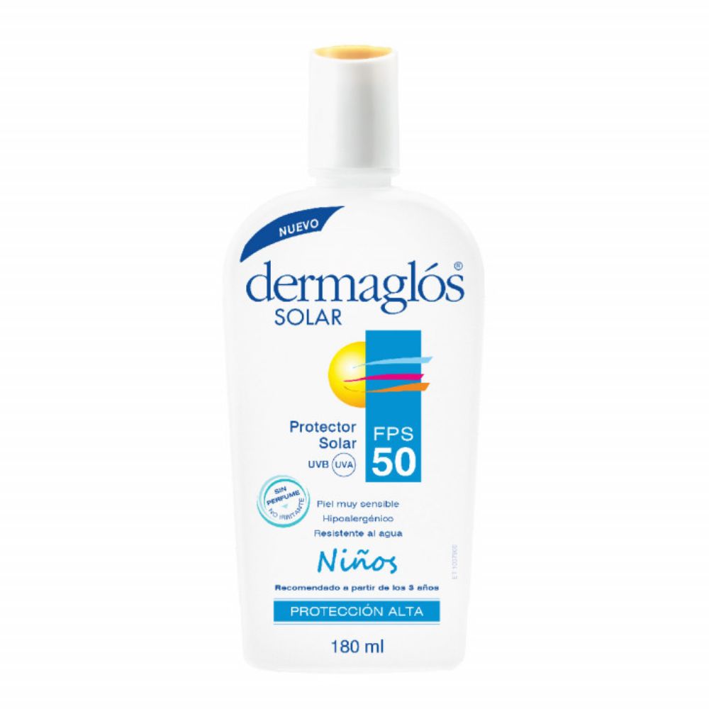 Protector Solar Dermaglós Niños Fps 50 180 ml