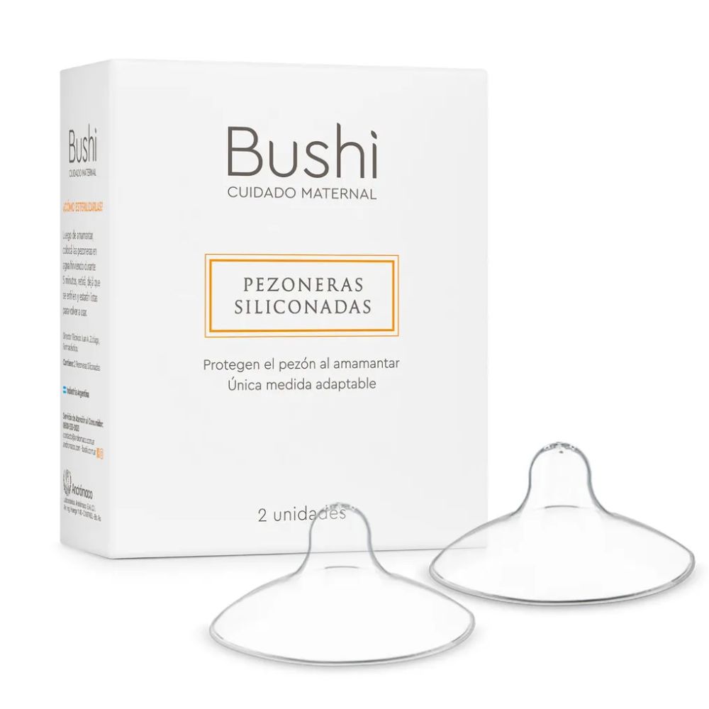 Pezoneras Siliconadas Bushi Para Amamantar 2 u
