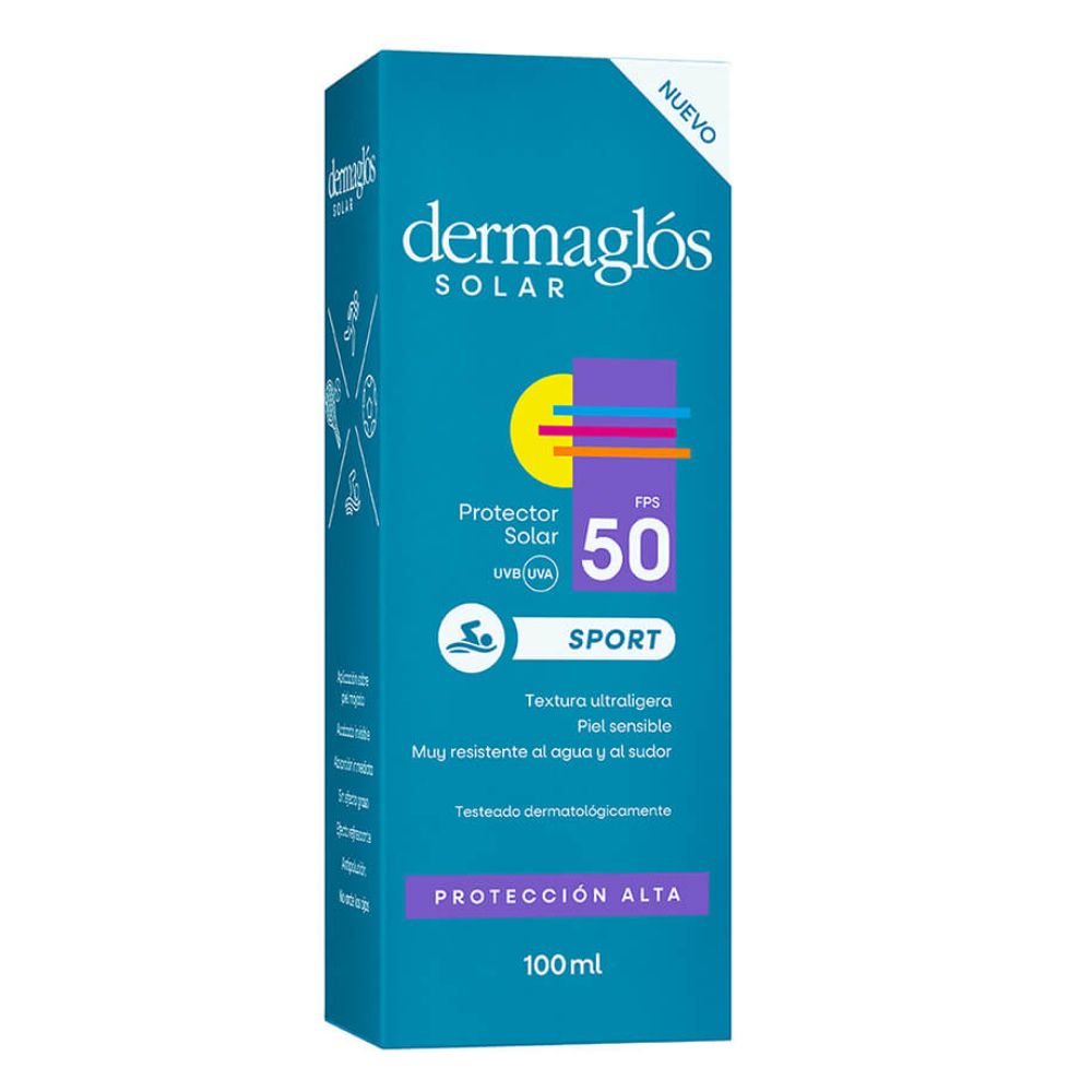 `Protector Solar Dermaglós Sport Fps 50 100 ml - Imagen 2