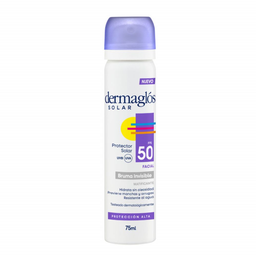 Protector Solar Dermaglós Bruma Invisible Fps 50 75 ml