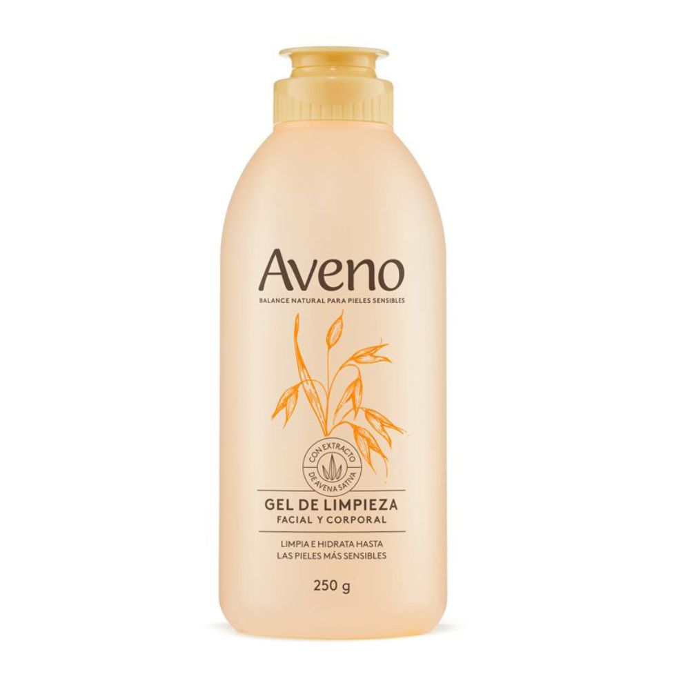 Gel De Limpieza Aveno Facial y Corporal 250 g
