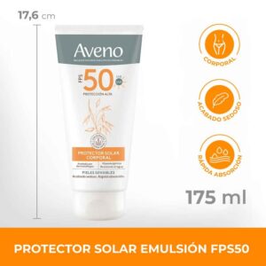 Alternative view of Protector Solar Aveno Emulsión Corporal Fps 50 175 ml