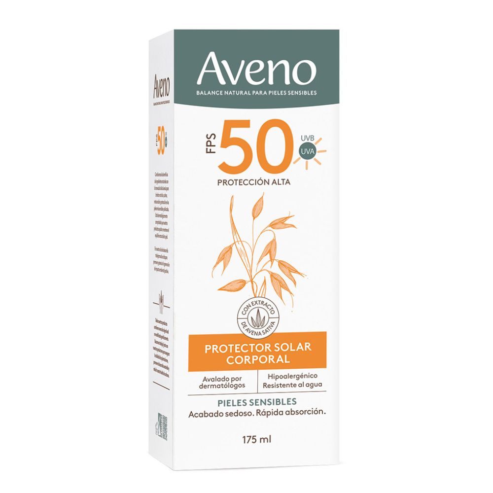 Protector Solar Aveno Emulsión Corporal Fps 50 175 ml - Imagen 3