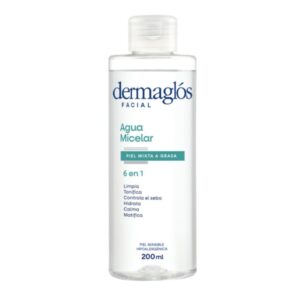 Agua Micelar Dermaglos Piel Mixta Piel Grasa 200 ml
