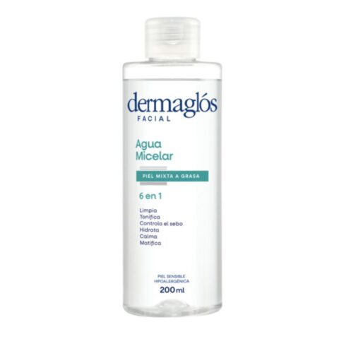 Agua Micelar Dermaglos Piel Mixta Piel Grasa 200 ml