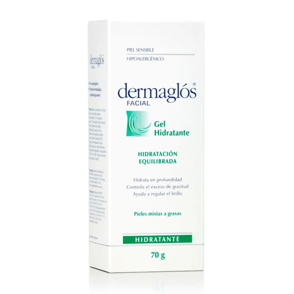 Gel Facial Dermaglos Hidratación Equilibrada 70 g - Imagen 2