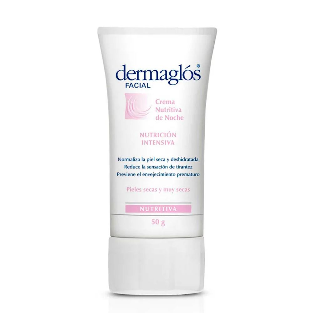 Crema Facial Dermaglos Nutrición Intensa De Noche 50 g