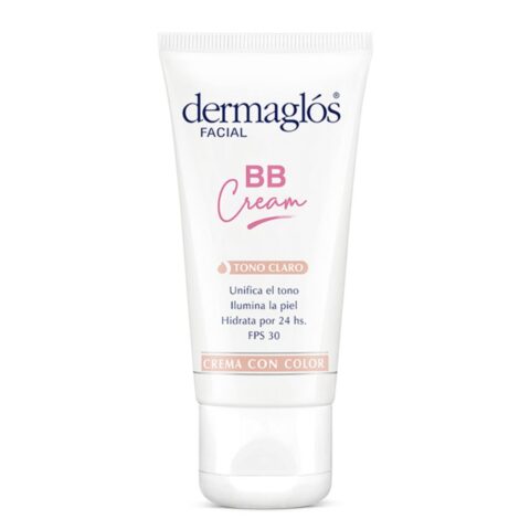 Crema Facial Dermaglos Bb Cream Tono Claro 50 g