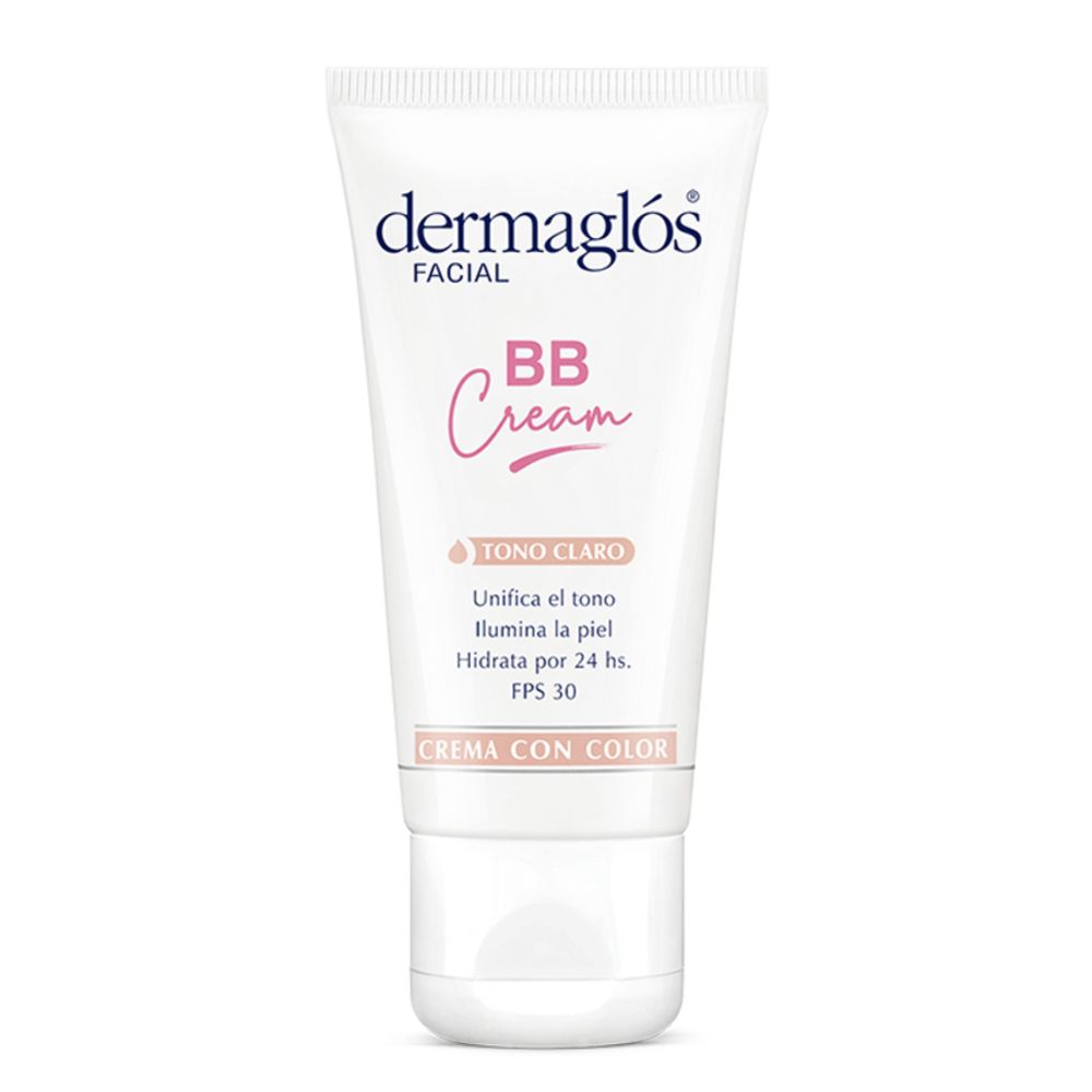 Crema Facial Dermaglos Bb Cream Tono Claro 50 g