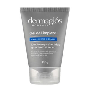 Gel De Limpieza Dermaglos Hombres Pieles Mixtas A Grasas 100 g